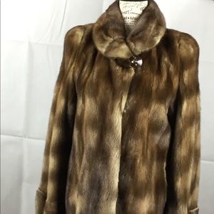 Women's natural fur coat